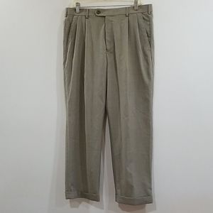 Dockers premium pleated relaxed fit dress slacks